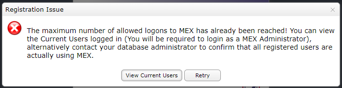Removing Inactive Users From MEX